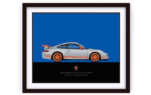 2007 GT3 RS Illustration made by 1-of-1.com.au