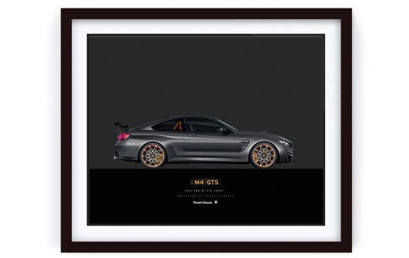 BMW M4 GTS Illustration framed