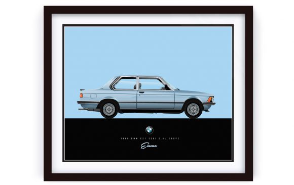1980 BMW e21 Illustration by 1-of-1.com.au