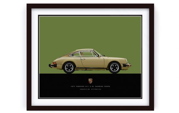 1977 Custom Made Porsche Carrera Illustration